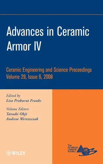 Cover of Advances in Ceramic Armor Iv