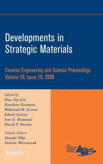 Cover of Developments in Strategic Materials, Volume 29, Issue 10