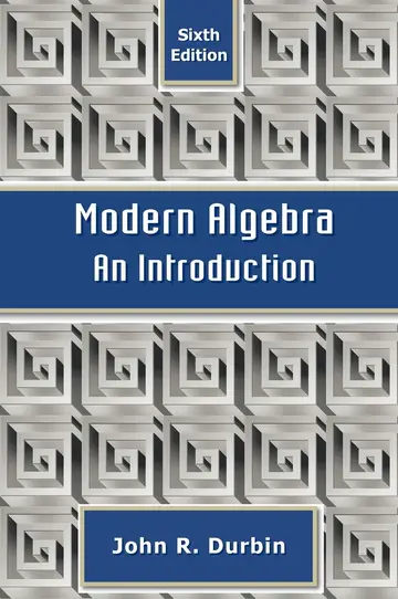Cover of Modern Algebra