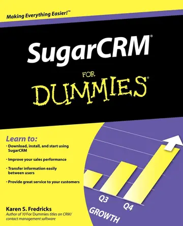 Cover of SugarCRM for Dummies