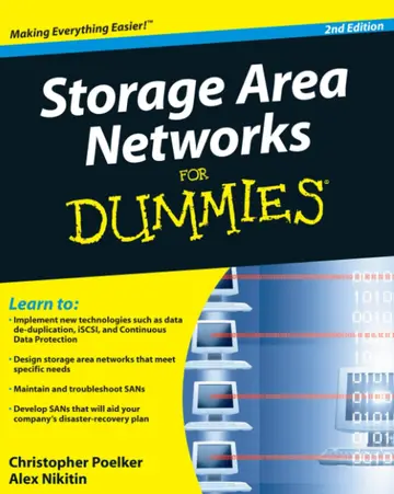 Cover of Storage Area Networks for Dummies