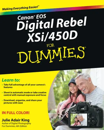 Cover of Canon EOS Digital Rebel XSi/450D for Dummies