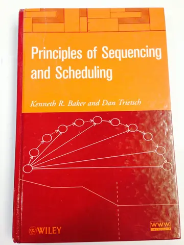 Cover of Principles of Sequencing and Scheduling