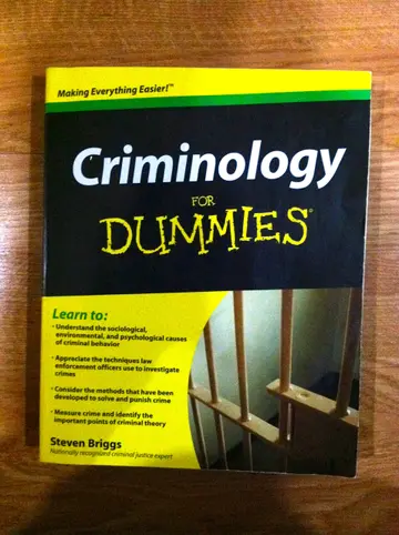 Cover of Criminology for Dummies