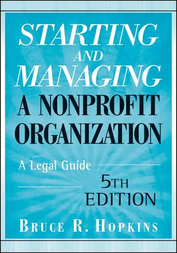 Cover of Starting and Managing a Nonprofit Organization