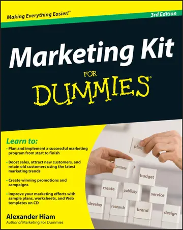 Cover of Marketing Kit for Dummies