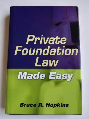 Cover of Private Foundation Law Made Easy