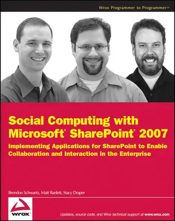 Cover of Social Computing with Microsoft SharePoint 2007