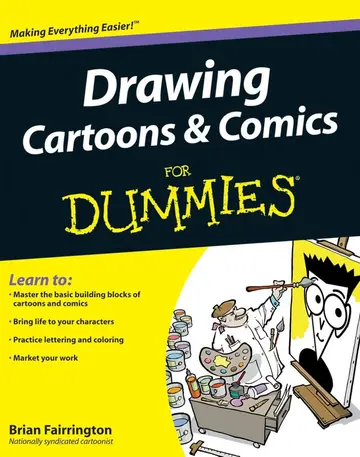 Cover of Drawing Cartoons & Comics for Dummies