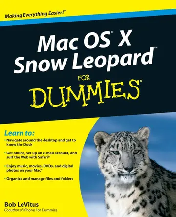 Cover of MAC OS X Snow Leopard for Dummies