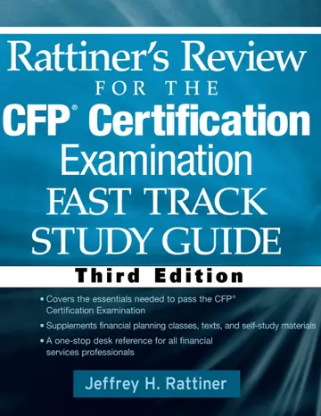 Cover of Rattiner's Review for the CFP Certification