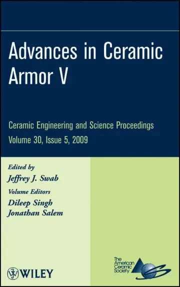 Cover of Advances in Ceramic Armor V Cesp V30 Issue 5