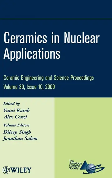 Cover of Ceramics in Nuclear Applications, Volume 30, Issue 10