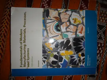 Cover of Fundamentals of Modern Manufacturing