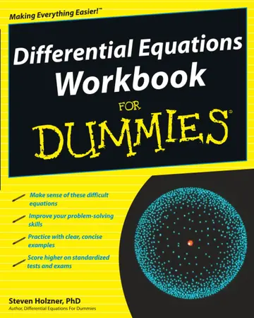 Cover of Differential Equations Workbook for Dummies