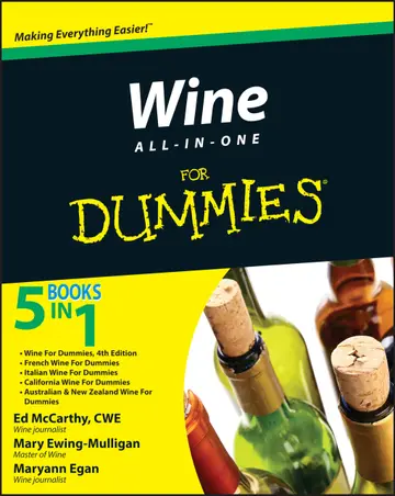 Cover of Wine All-in-One for Dummies