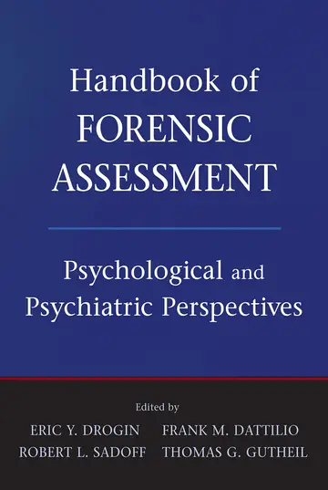 Cover of Handbook of Forensic Assessment