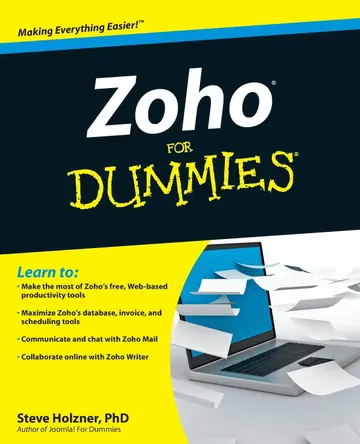 Cover of Zoho for Dummies