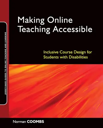 Cover of Making Online Teaching Accessible