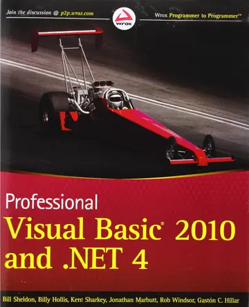 Cover of Professional Visual Basic 2010 and .NET 4