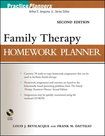 Cover of Family Therapy Homework Planner, Second Edition