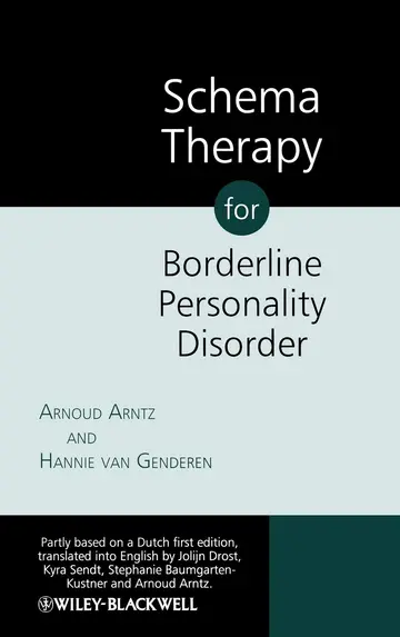 Cover of Schema Therapy for Borderline Personality Disorder