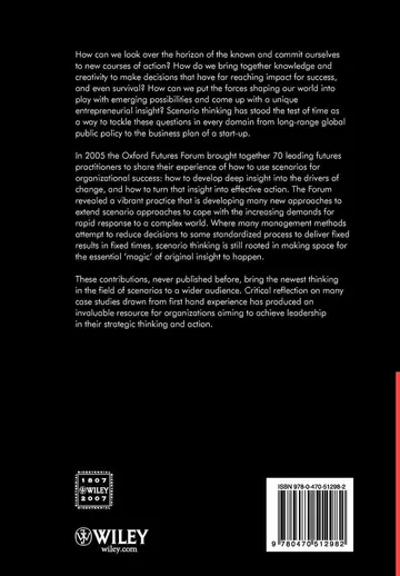 Cover of Scenarios for Success