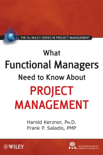Cover of What Functional Managers Need to Know About Project Management