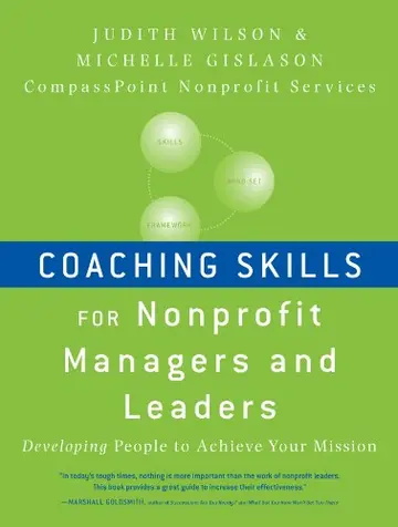 Cover of Coaching Skills for Nonprofit Managers and Leaders