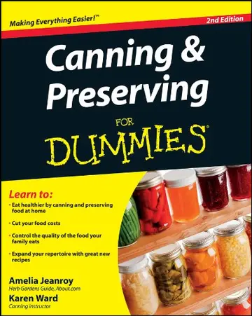 Cover of Canning and Preserving for Dummies