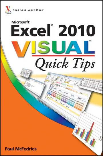 Cover of Excel 2010 Visual Quick Tips
