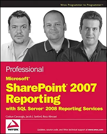 Cover of Professional Microsoft SharePoint 2007 Reporting with SQL Server 2008 Reporting Services