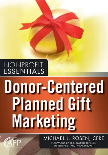 Cover of Donor-Centered Planned Gift Marketing