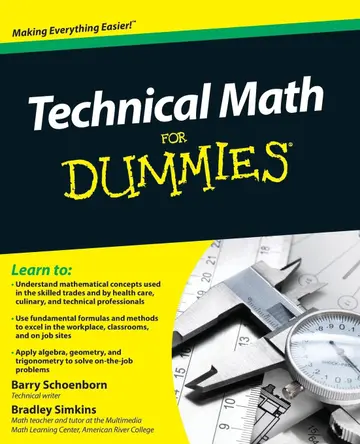Cover of Technical Math for Dummies