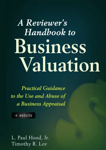 Cover of A Reviewer's Handbook to Business Valuation