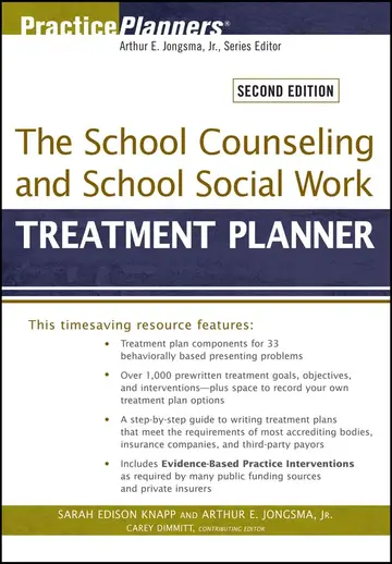 Cover of The School Counseling and School Social Work Treatment Planner