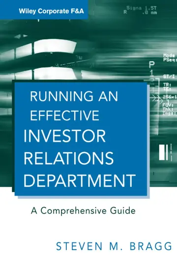 Cover of Running an Effective Investor Relations Department