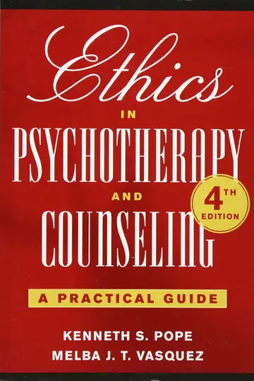 Cover of Ethics in Psychotherapy and Counseling