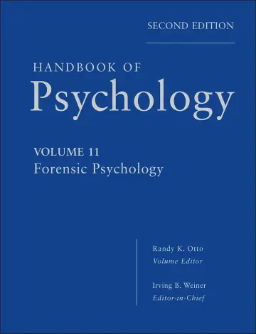 Cover of Handbook of Psychology