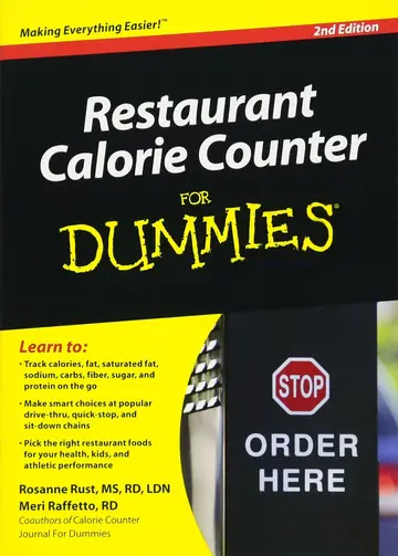 Cover of Restaurant Calorie Counter for Dummies