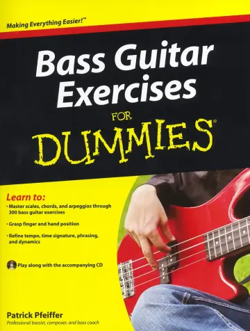 Cover of Bass Guitar Exercises for Dummies
