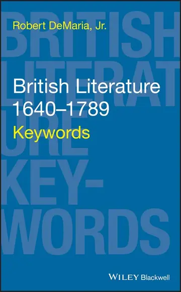 Cover of British Literature 1640-1789