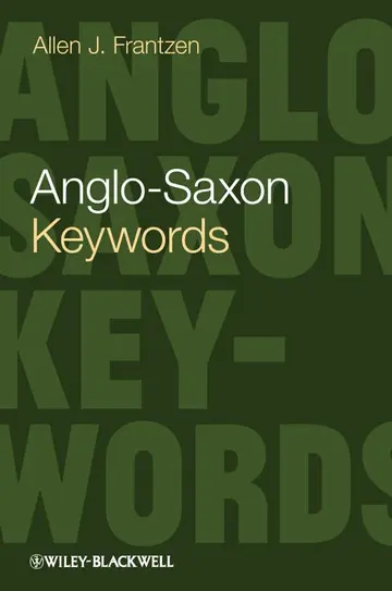 Cover of Anglo-Saxon Keywords (Keywords in Literature and Culture (KILC).)