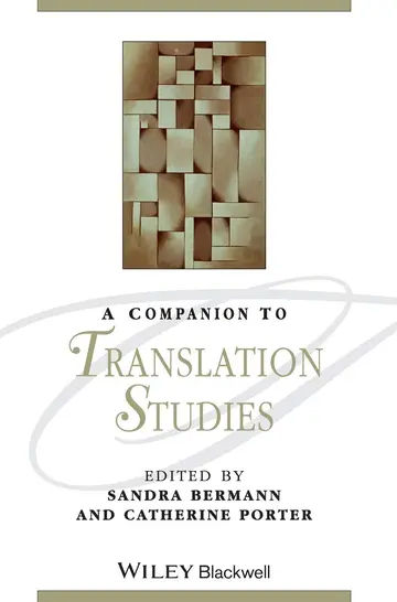 Cover of A Companion to Translation Studies