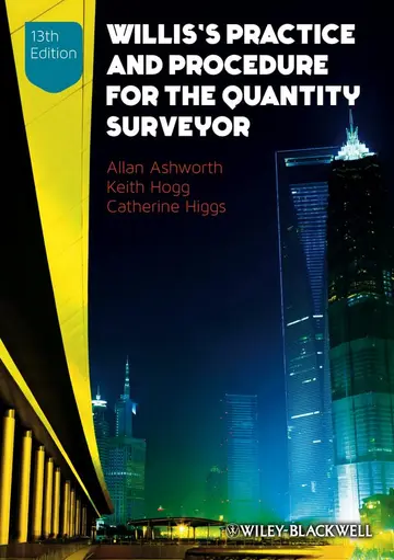Cover of Williss Practice and Procedure for the Quantity Surveyor 13Ed