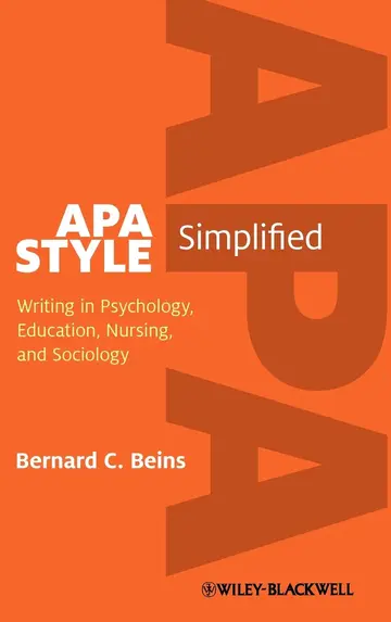 Cover of APA Style Simplified