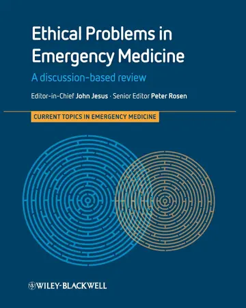 Cover of Ethical Problems in Emergency Medicine
