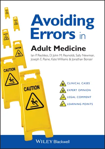 Cover of Avoiding Errors in Adult Medicine