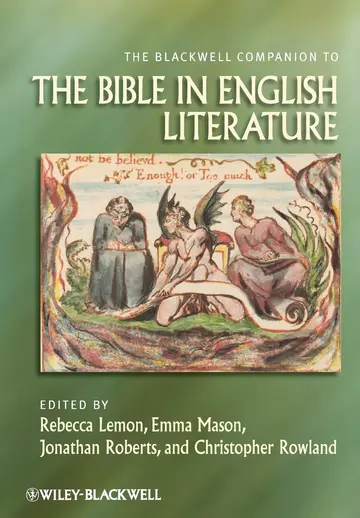 Cover of The Blackwell Companion to the Bible in English Literature