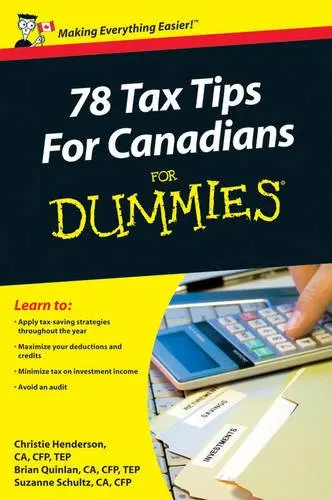 Cover of 78 Tax Tips for Canadians for Dummies